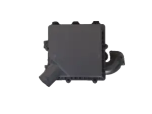 Injection molded automotive evaporator housing.