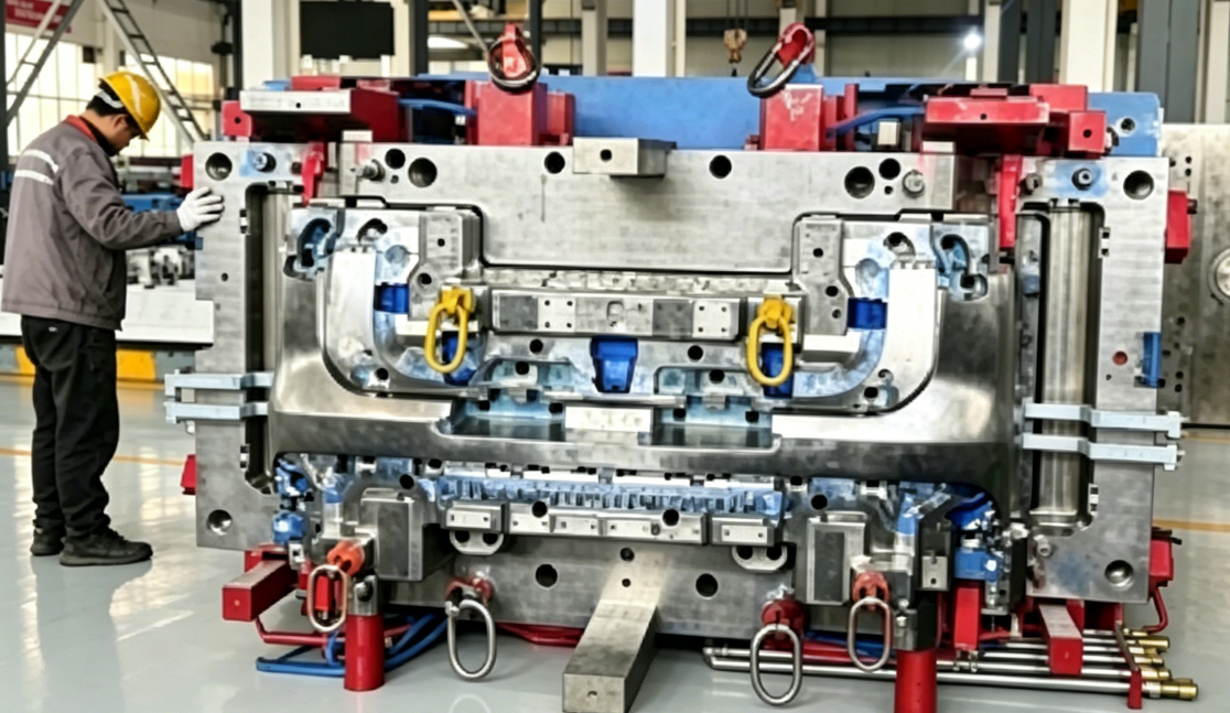 Automotive mold program with on-site inspection.