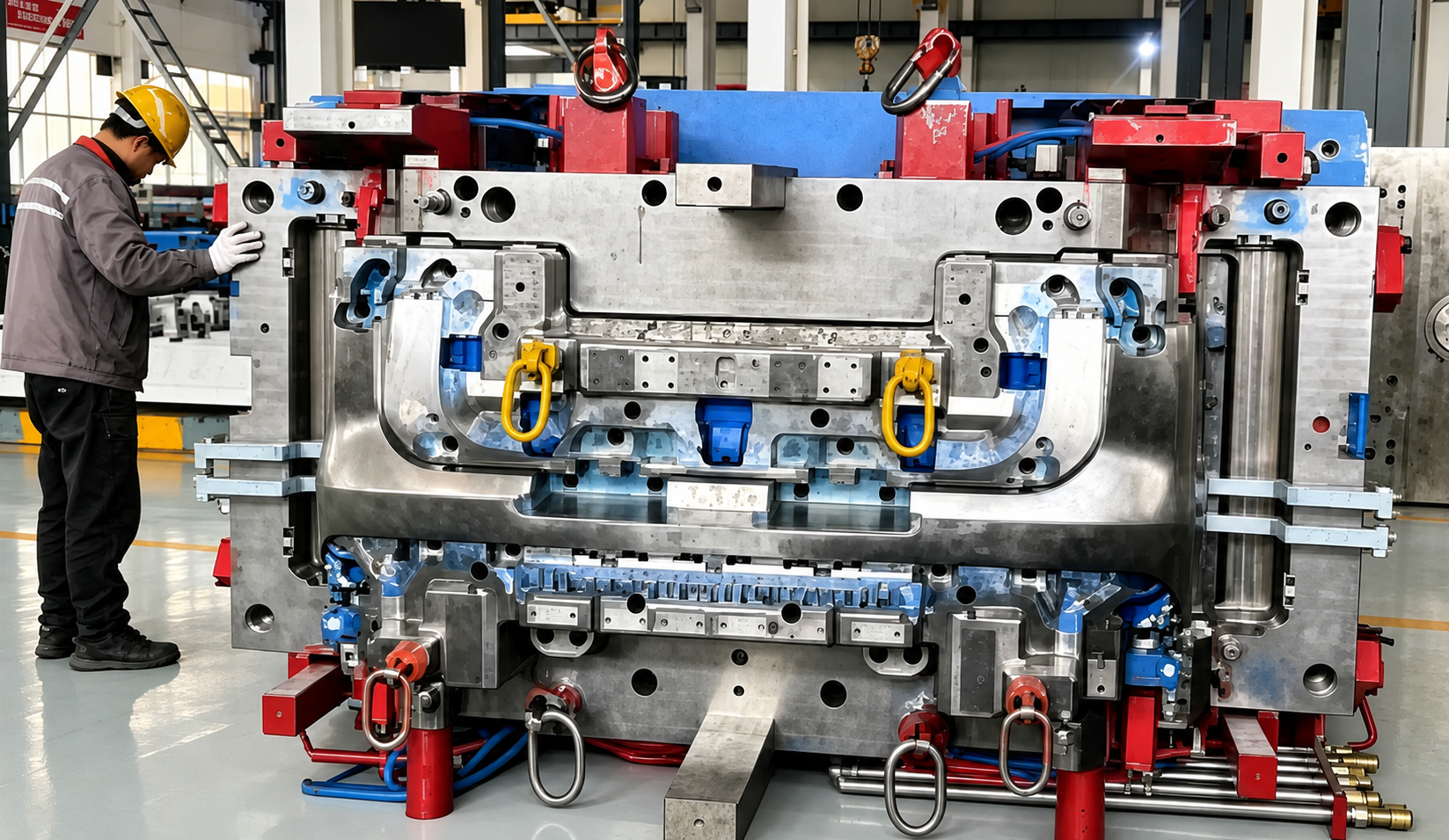 Automotive mold program with on-site inspection.