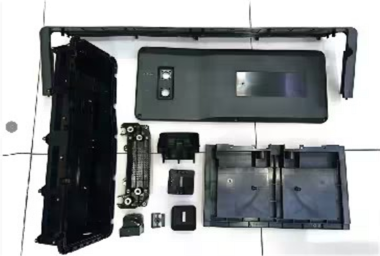 Energy storage plastic housing components.
