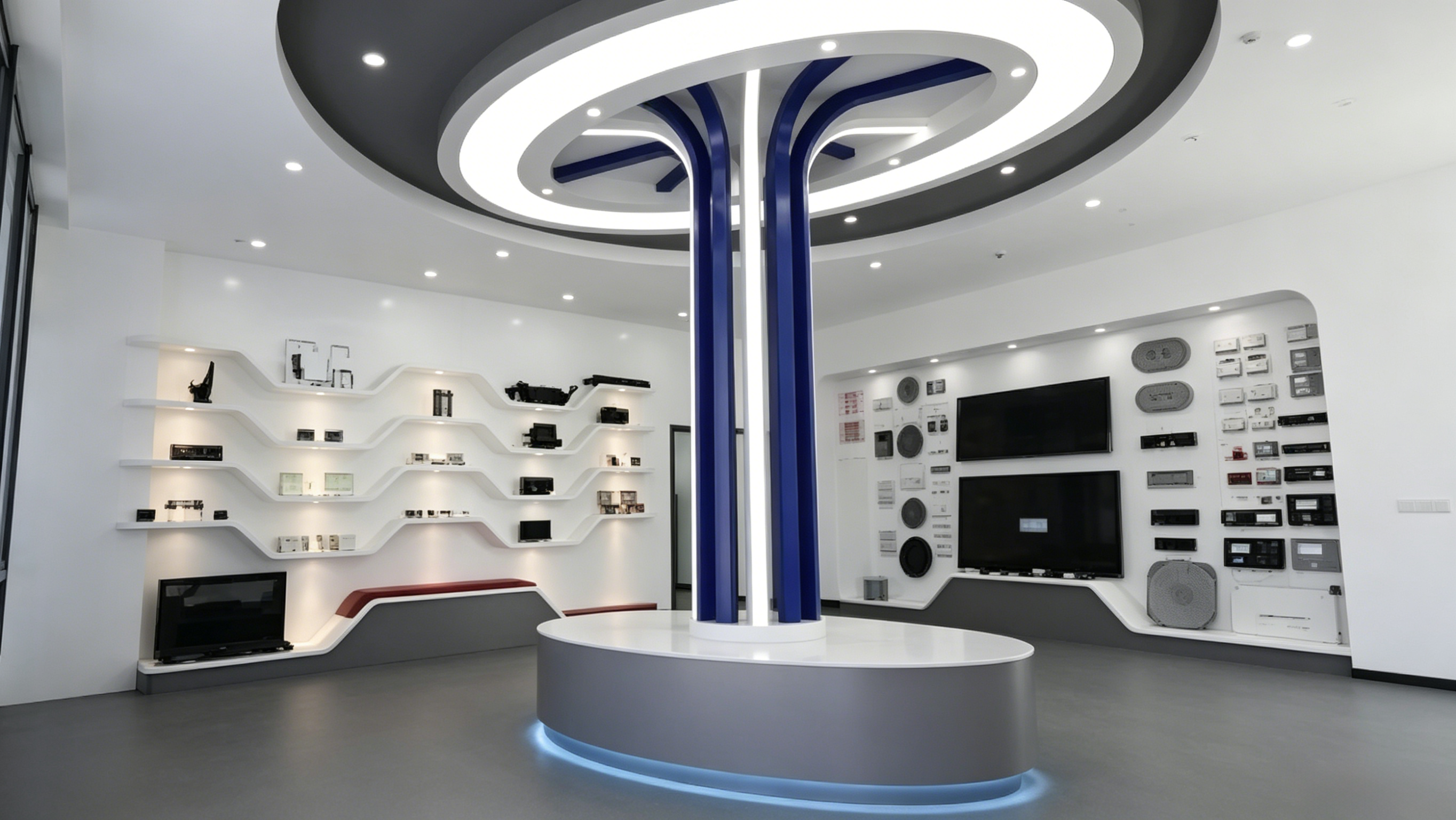 Qingdao Jixian exhibition hall display.