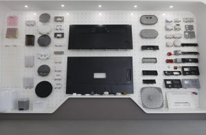 Qingdao Jixian exhibition hall showcase.