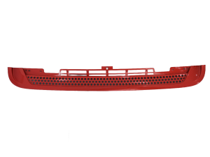 Injection molded automotive grille.