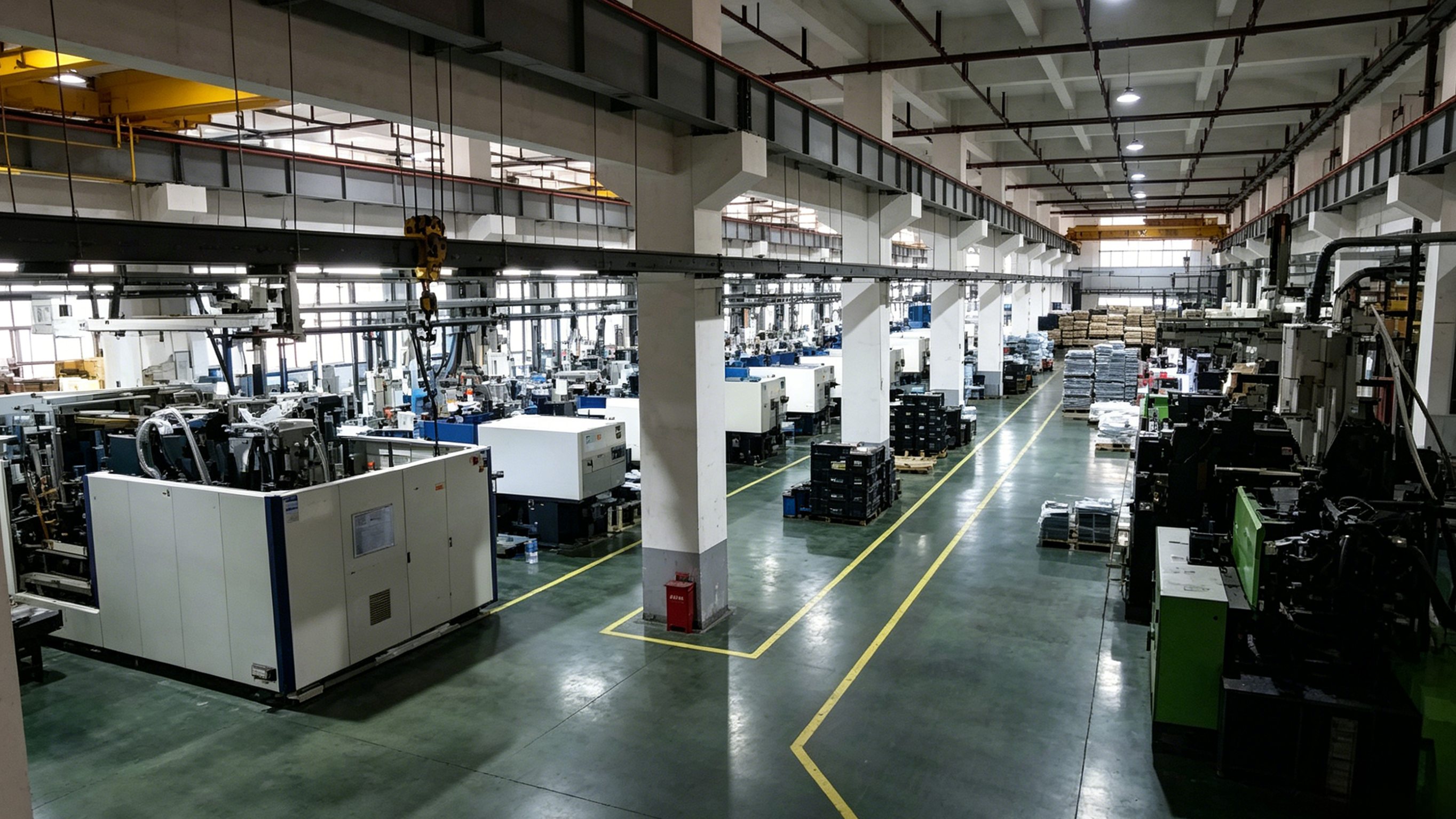 Qingdao Jixian injection molding equipment.