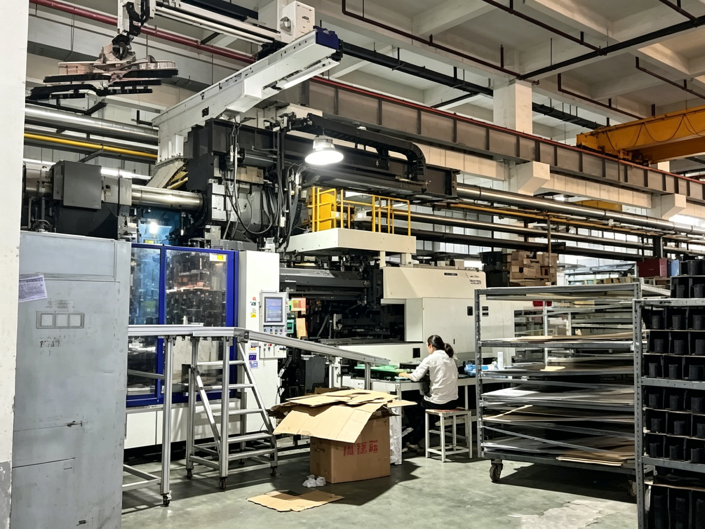 Qingdao Jixian injection workshop interior.