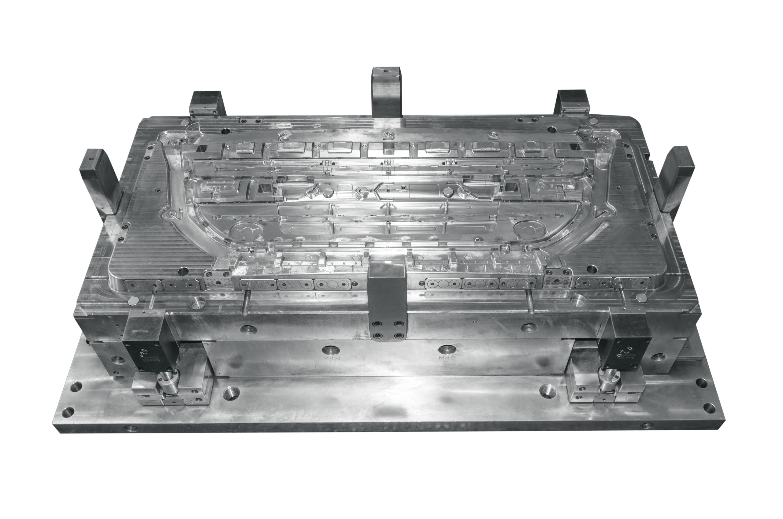 Grille mold display at Ningbo Jianlin.