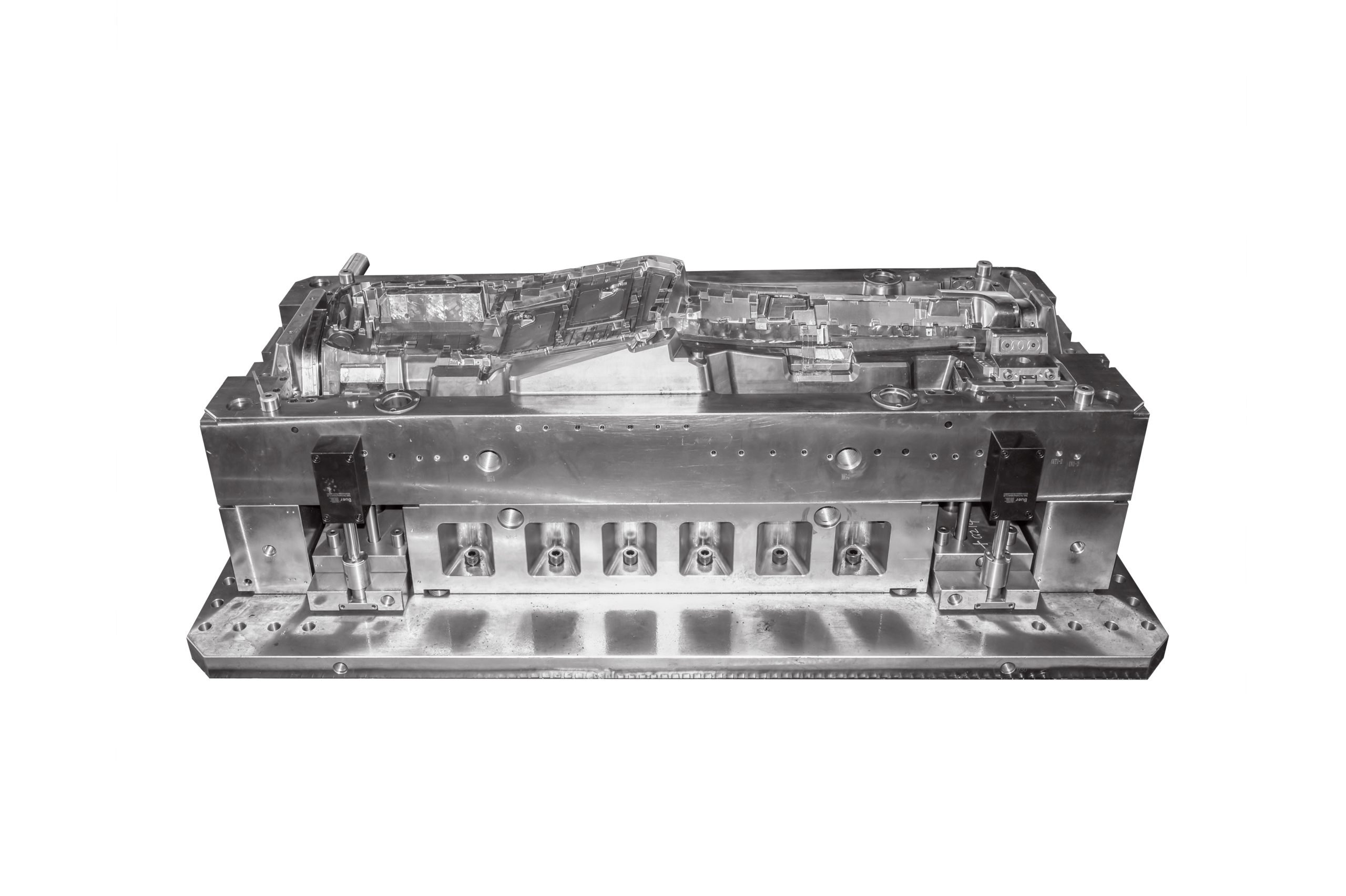 Automotive bumper mold tooling display at Ningbo Jianlin.