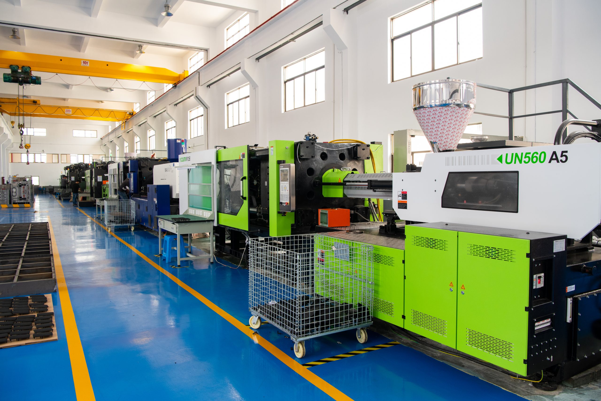 Injection molding production service capability.