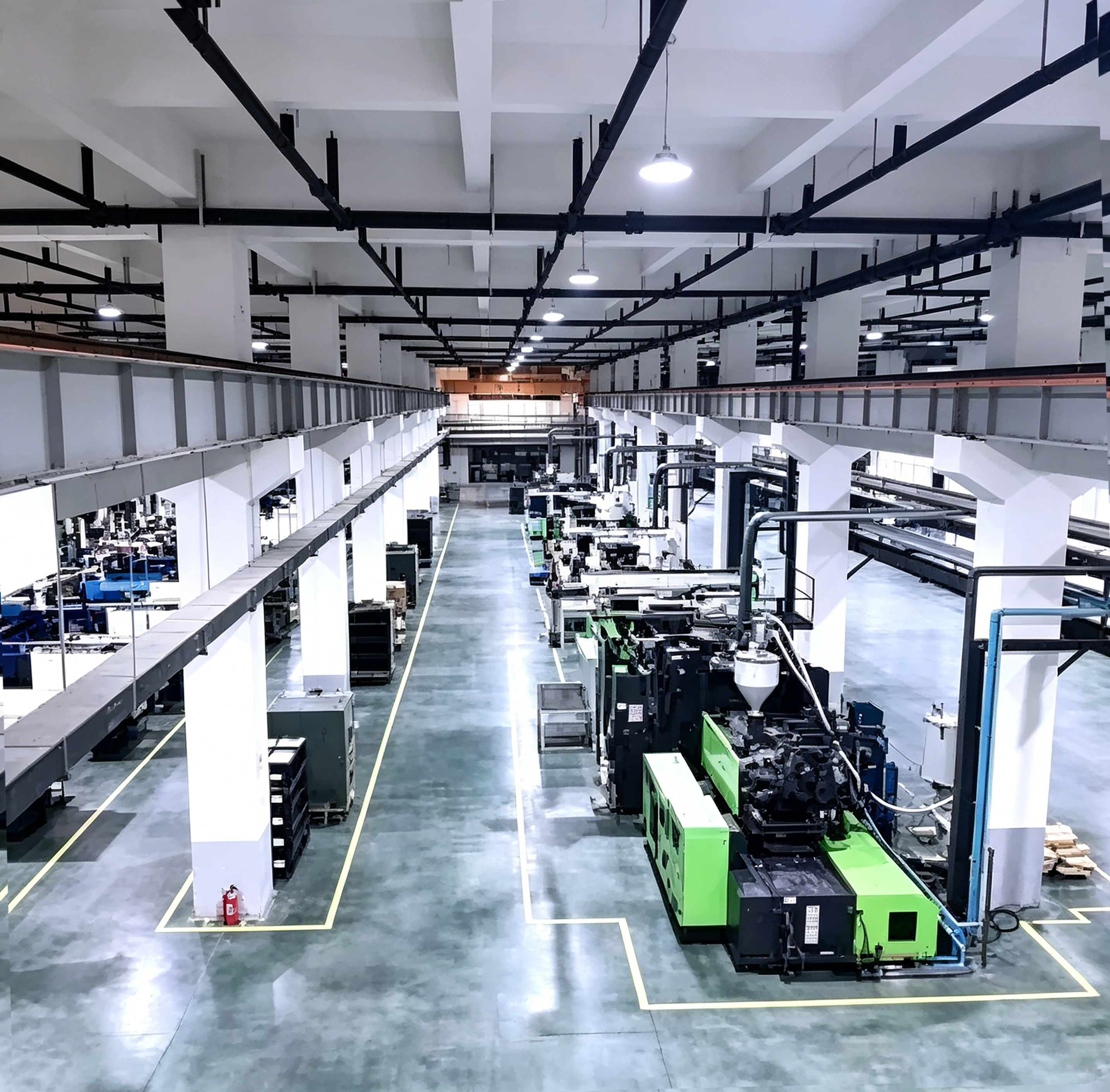 Mold clamping machine and validation setup.
